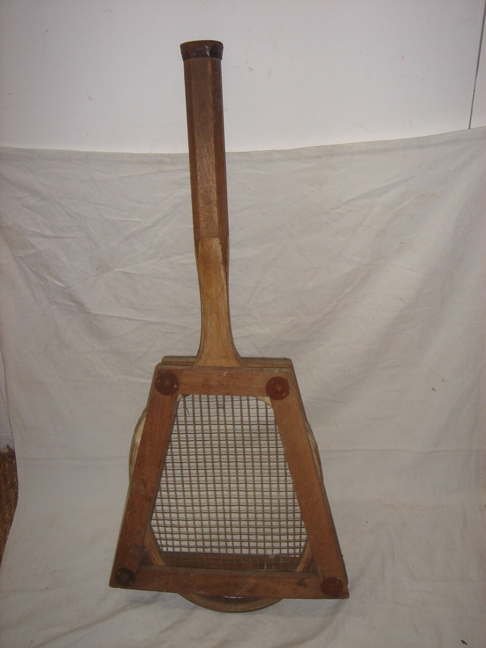 Old AA Tunmer & co. wooden tennis racket