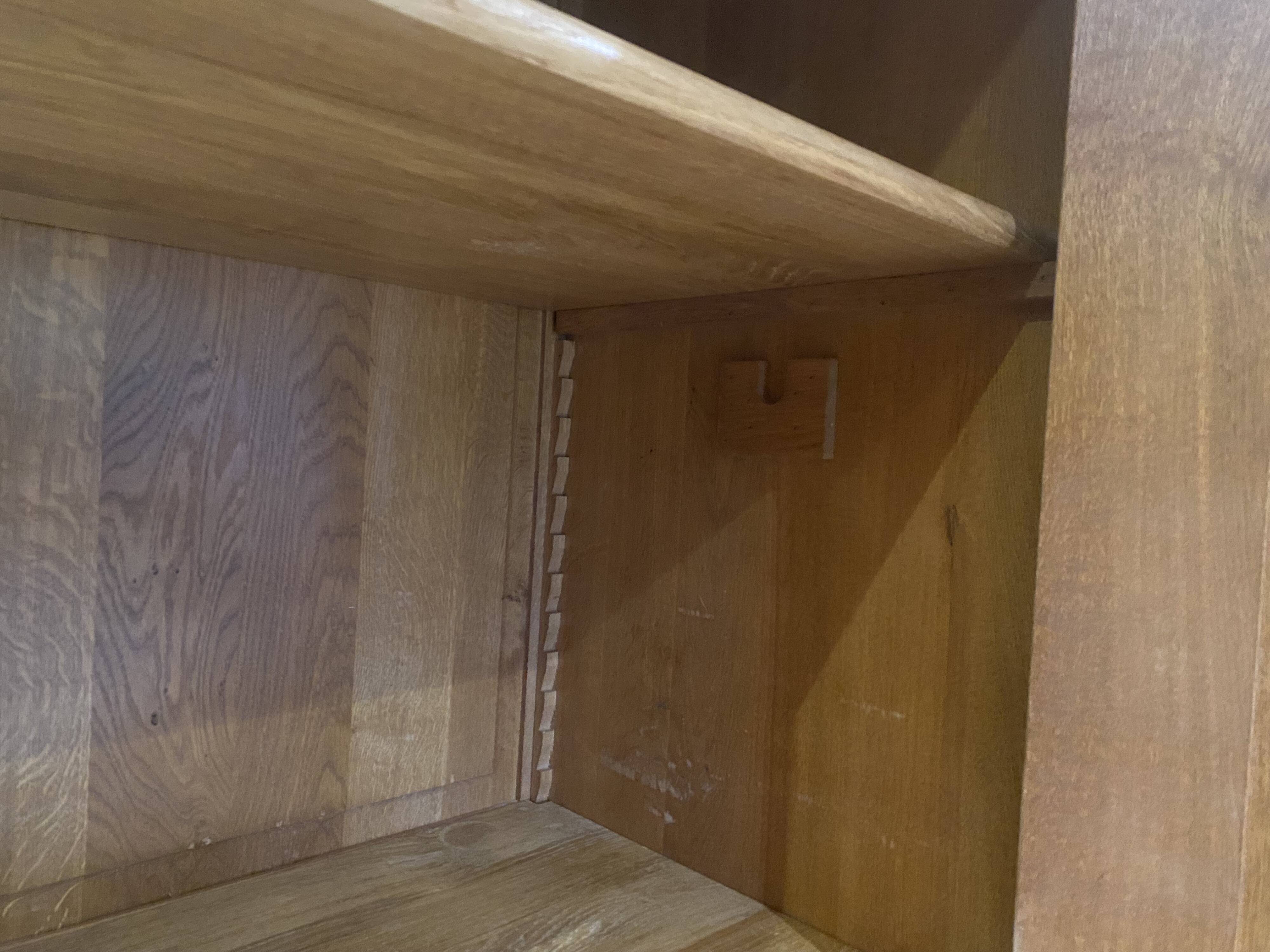 3-door solid oak wardrobe, detachable, sandblasted, wardrobe/lingerie.