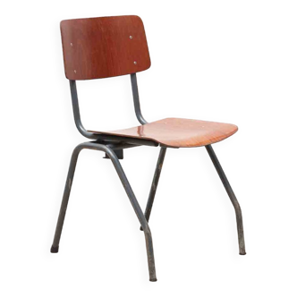 Chair Eromes stackable gray oak