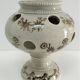Three Saint-Uze ceramic tealight candle holders, early 20th century