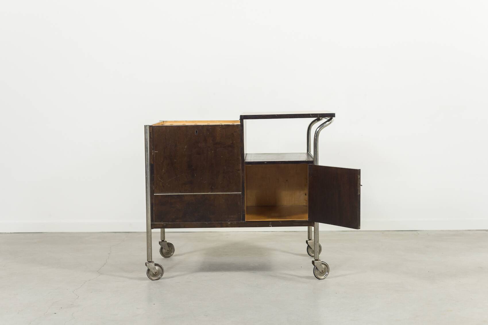Art Deco serving trolley/bar cart, 1930's