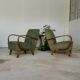 Pair of armchairs H72 by Jindrich Halabala for Ton - Thonet