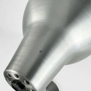 Flexible brushed aluminum lamp from the 60s