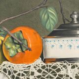 Nature morte signée