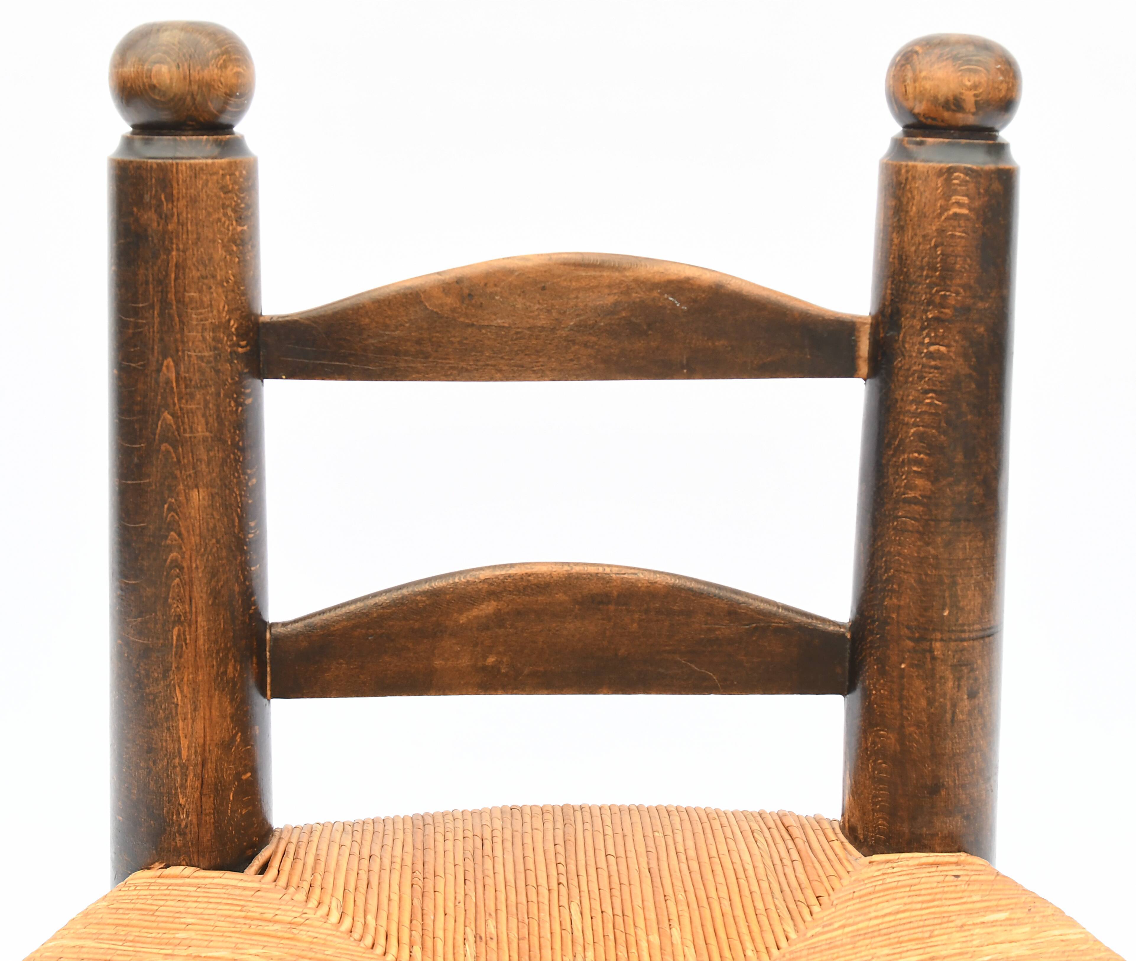 Mulched low chair, known as fireplace chair brutalist style