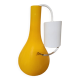 Vintage orange opaline pendant light