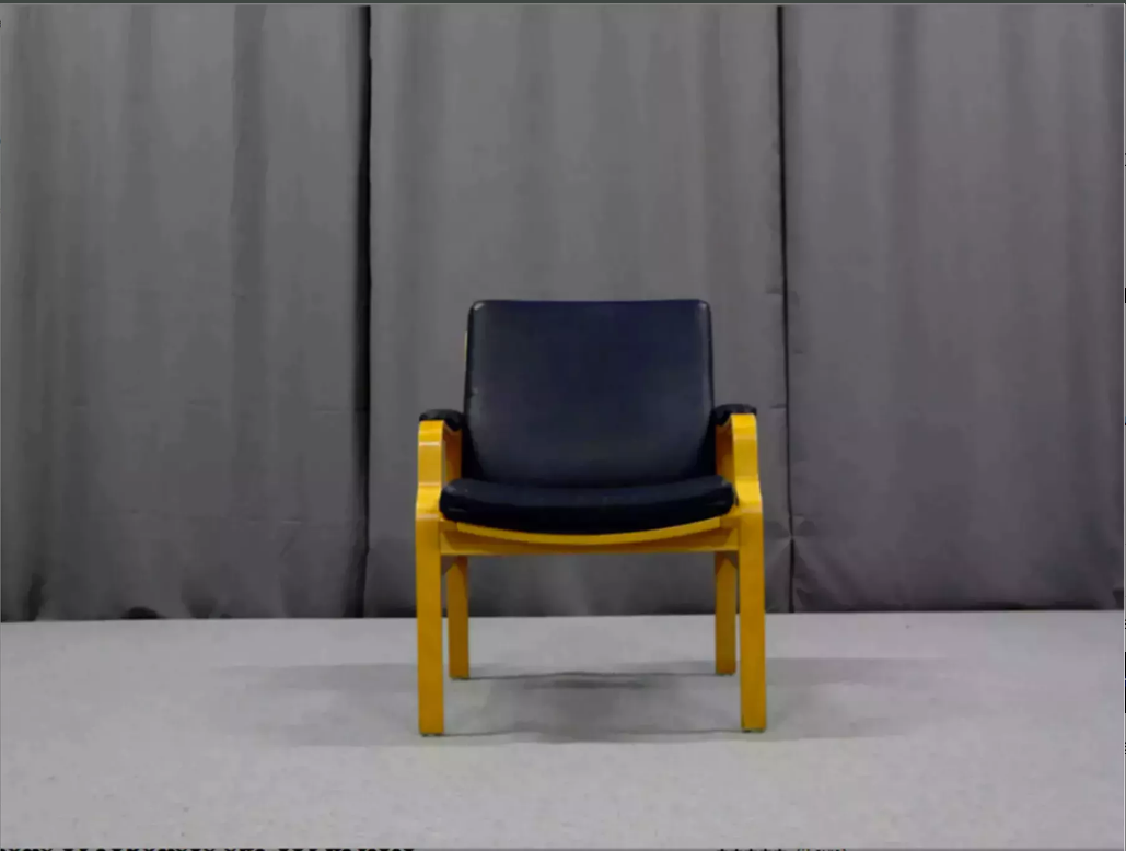 Pair of leather armchairs, 1970