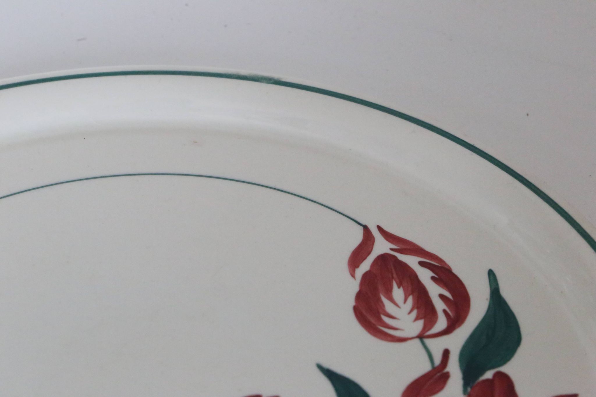 Dish Luneville, Harlem model, vintage, France