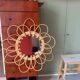 Rattan mirror 60cm