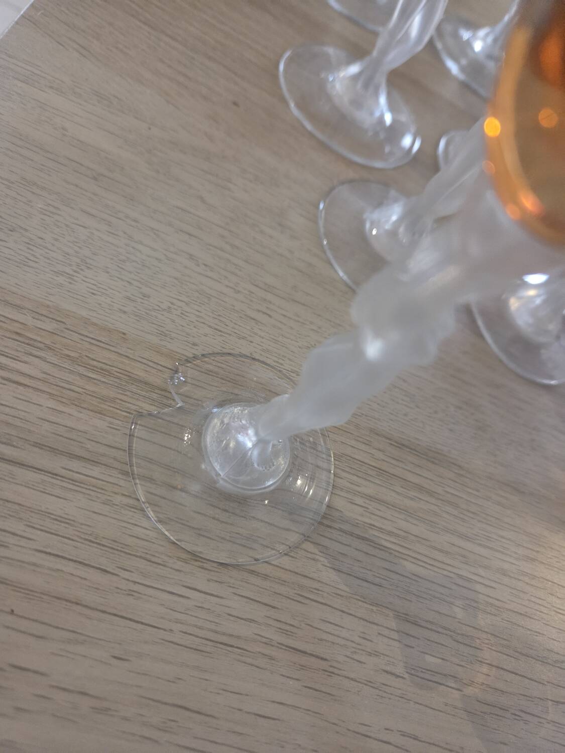 Lot of 14 Royal Bayel Crystal Glasses. Caryatid/Venus Stems