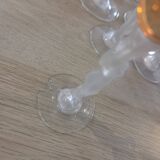 Lot of 14 Royal Bayel Crystal Glasses. Caryatid/Venus Stems