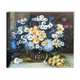 HST painting "Bouquet of wild flowers" signed Siano (20th century)
