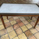 Wooden and marble coffee table