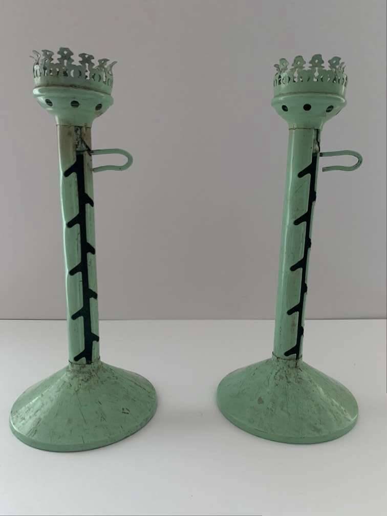 2 porte-bougies Bauhaus porte-bougies candélabres bâtons Marianne Brandt