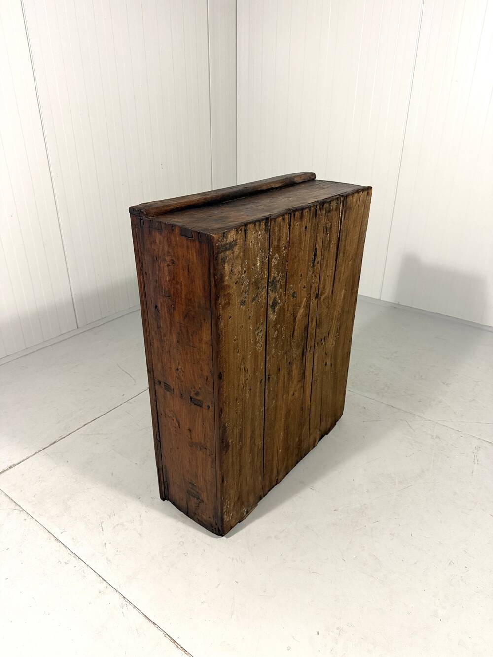 Small antique rustic wardrobe, circa 1880