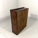 Small antique rustic wardrobe, circa 1880