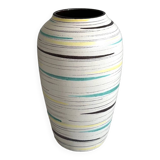 Vintage floor vase by Bay Keramik, Bay Vase 577-35, West German Pottery