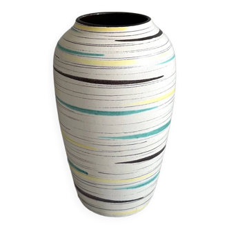 Vintage floor vase by Bay Keramik, Bay Vase 577-35, West German Pottery