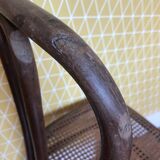 Fluted bistro chair in early 1900