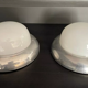 Pair of vintage chrome and opaline wall lamps, Gal Paris 1940