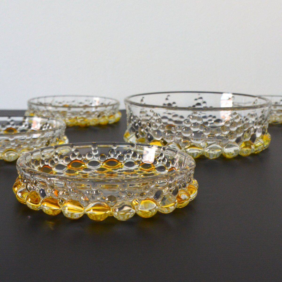 Dessert set from Walther Glass series "Boléro" 1960