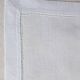 nappe ancienne en voile de lin brodée 135x135 cm
