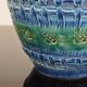 Vase by Aldo Londi for Bitossi 20th century blue background