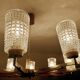 Large Vintage Scandinavian Pendant Light 60s