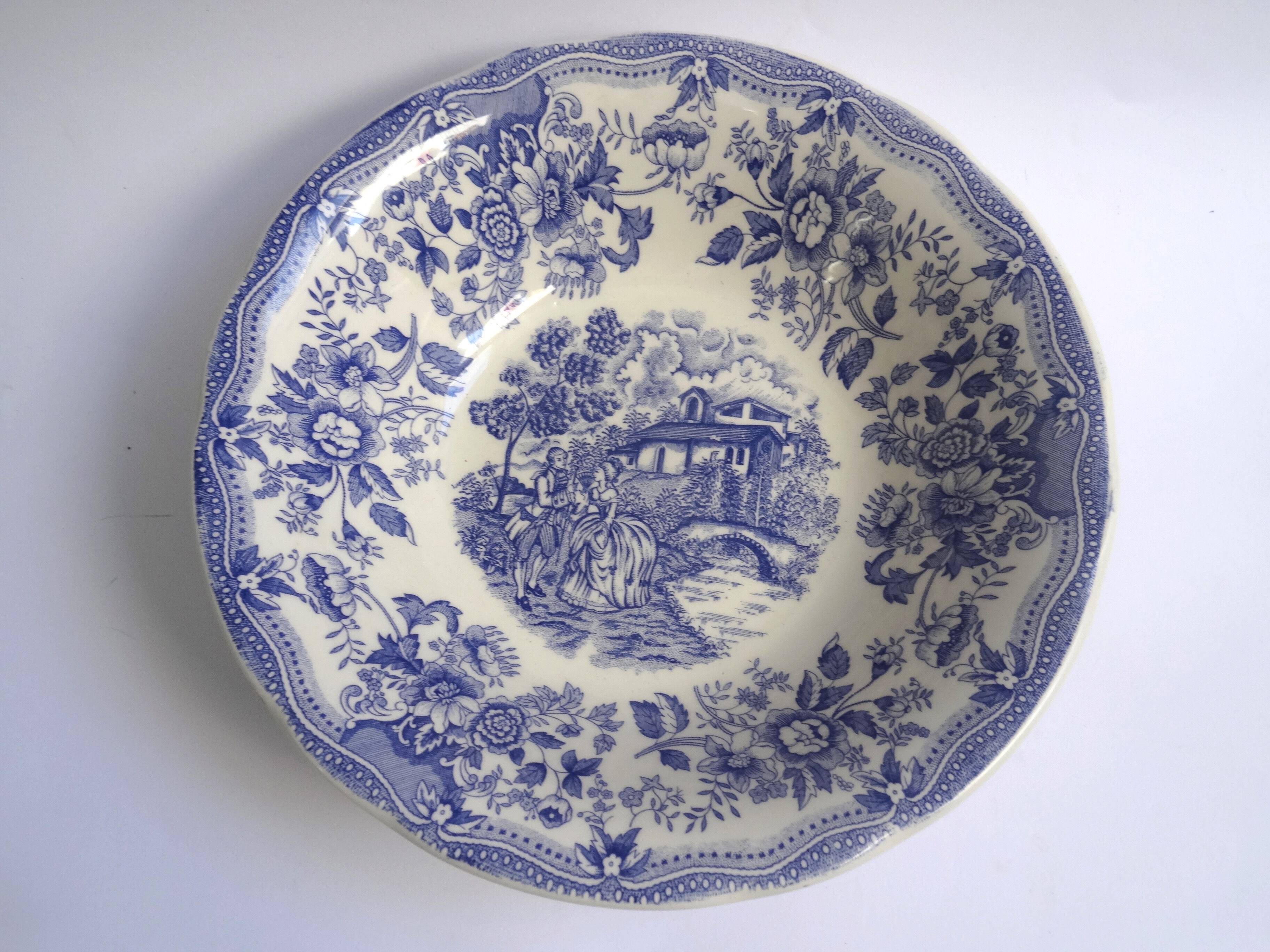 Ironstone tableware earthenware salad bowl