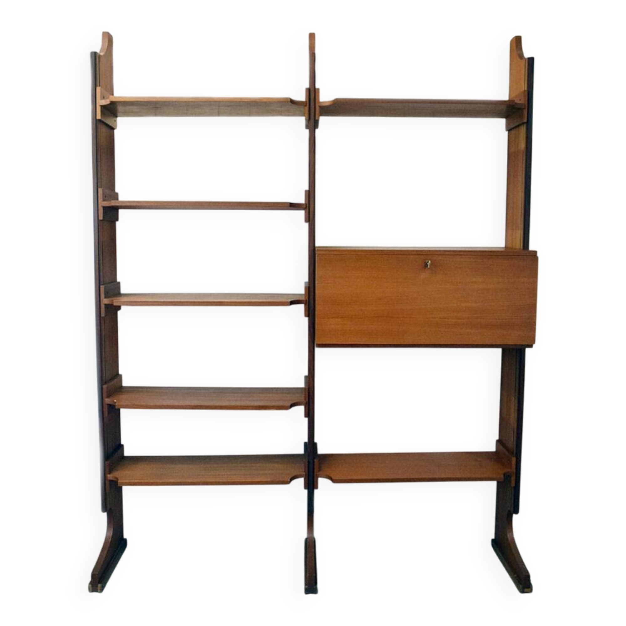 Teak bookcase by Esposizione Permanente Mobili Cantu' 1960s