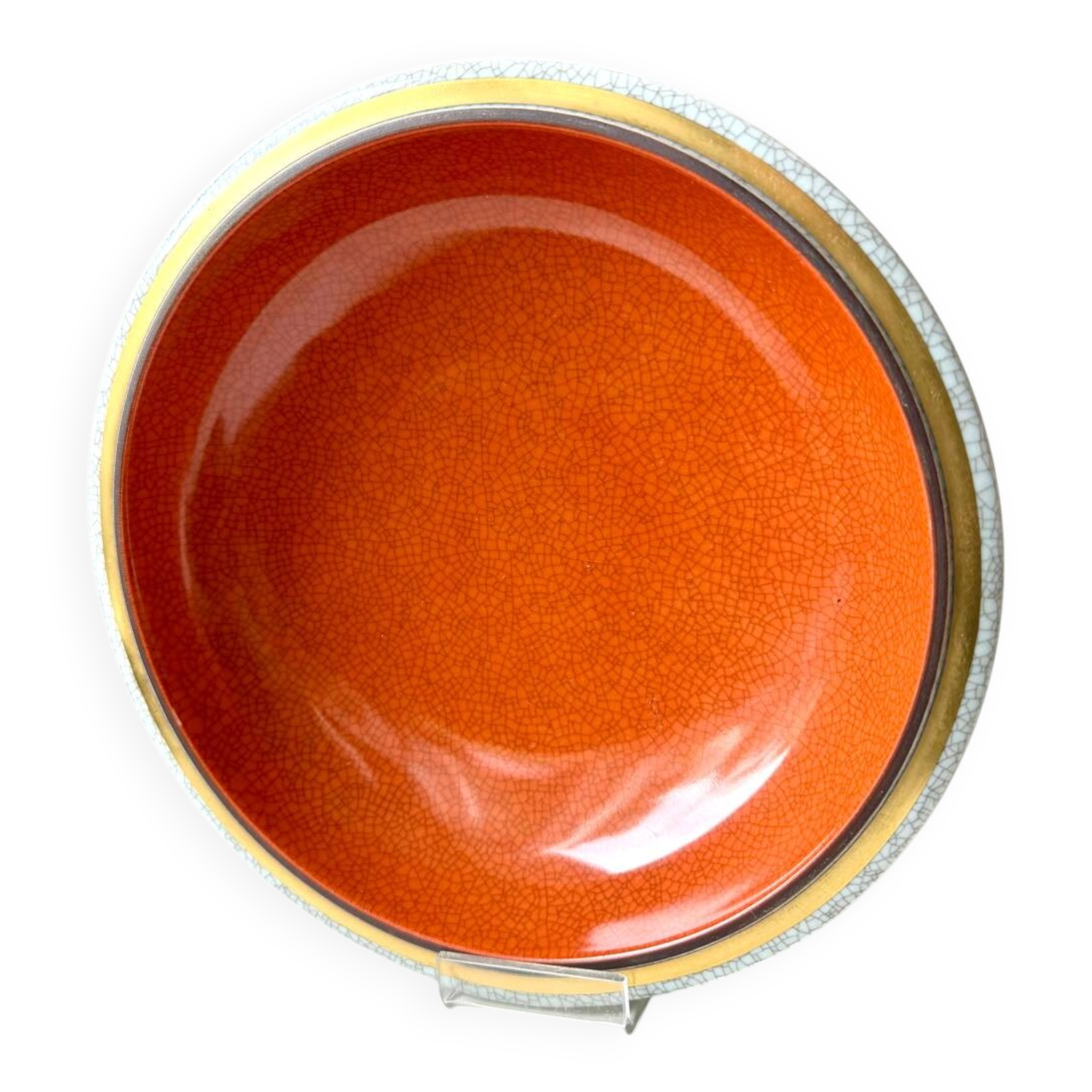 Royal Copenhagen  Porcelain crackle ware designed by Thorkild Olsen