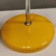 Danish table lamp in beautiful yellow color. Estimated 1980s.