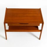 Danish mid-century teak side table with drawer by Salin Nyborg, circa 1960s