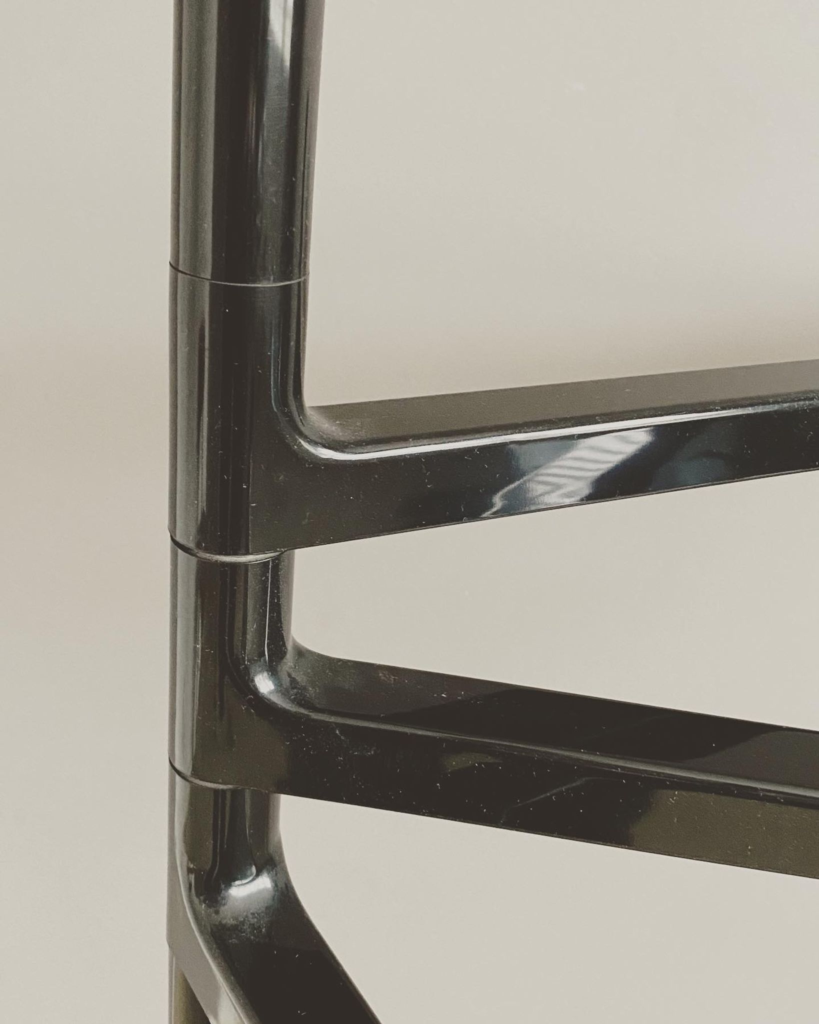 Vintage italian coat / towel rack by Makio Hasuike for gedy, 1980