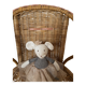 Fauteuil en osier