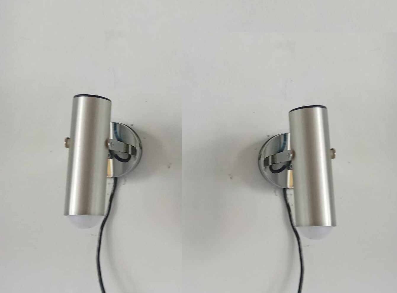 Pair of 70's directional spotlights