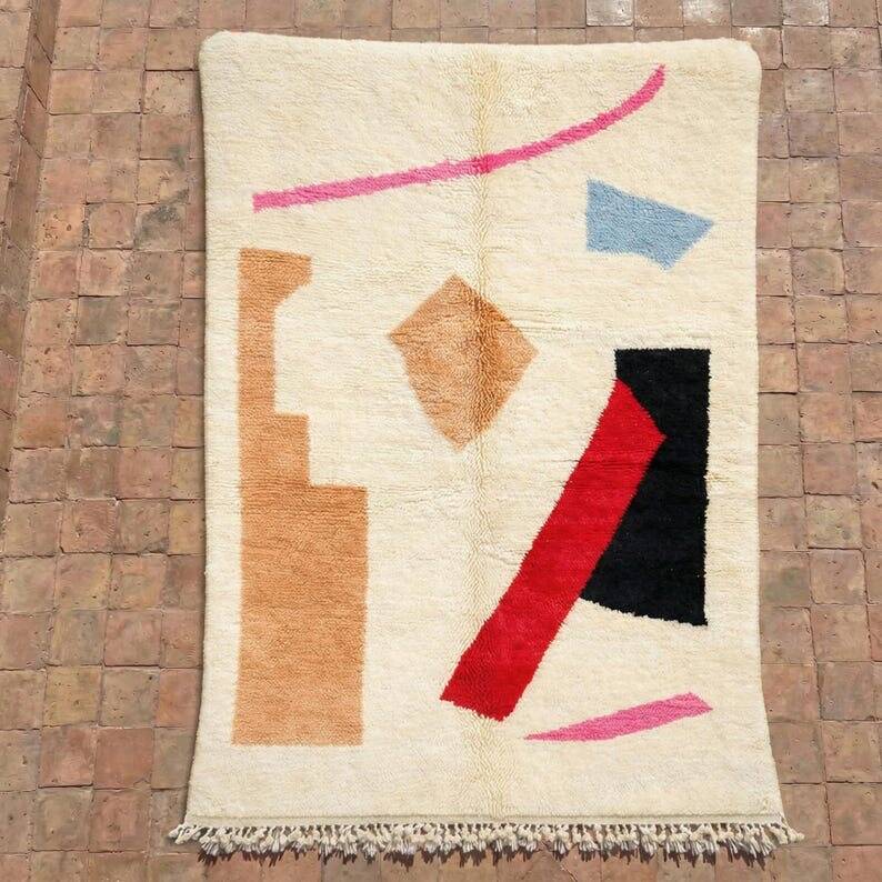 Moroccan wool rug