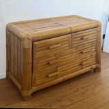 Bamboo chest of drawers