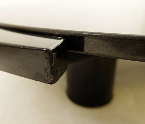 Grande table basse d'Antonio Lupi 1/1 Plateau en granit noir - Italie