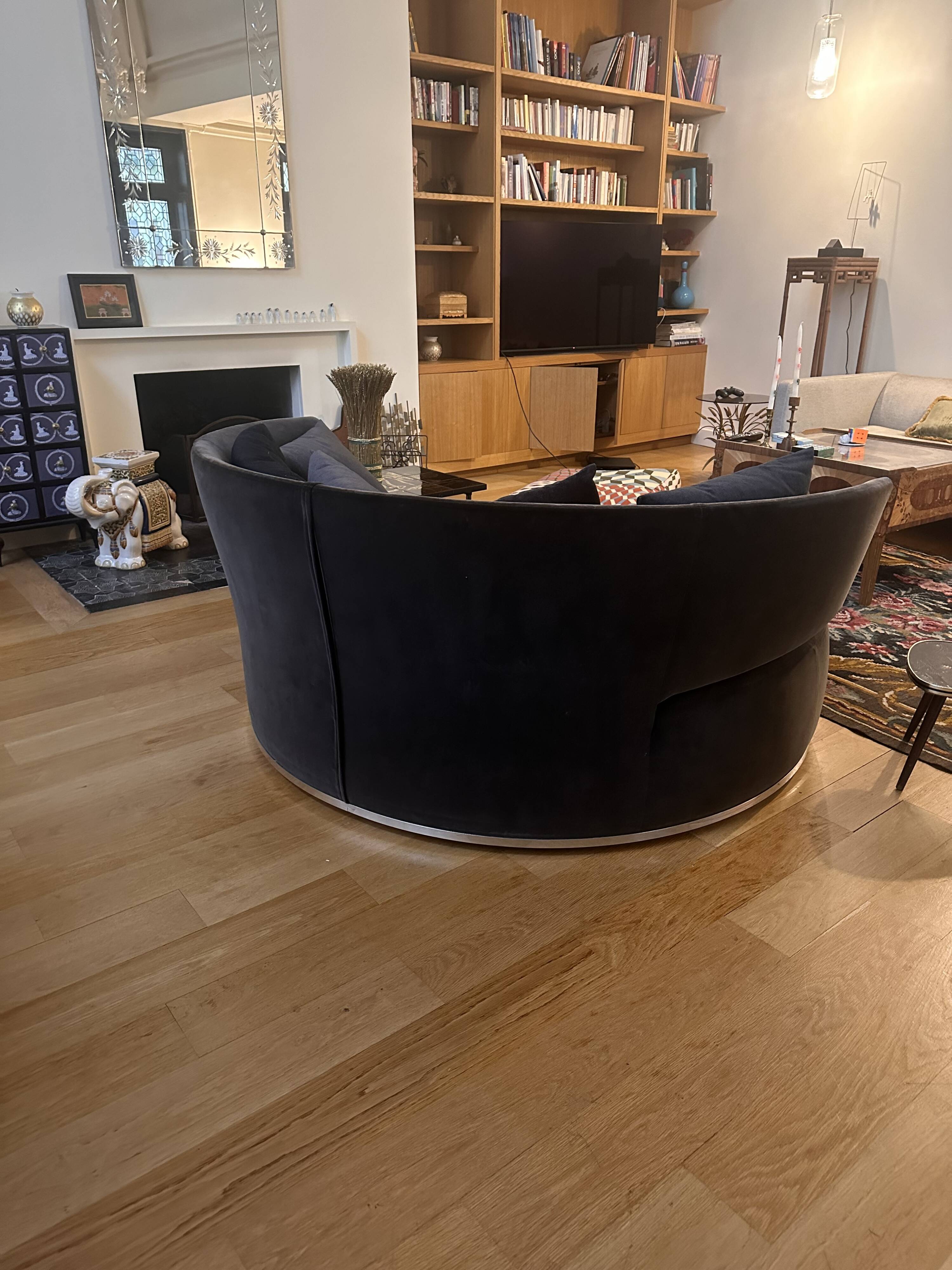 Maxalto B&B Italia round swivel sofa - Amoenus model