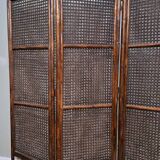 Paravent bambou, rotin et cannage