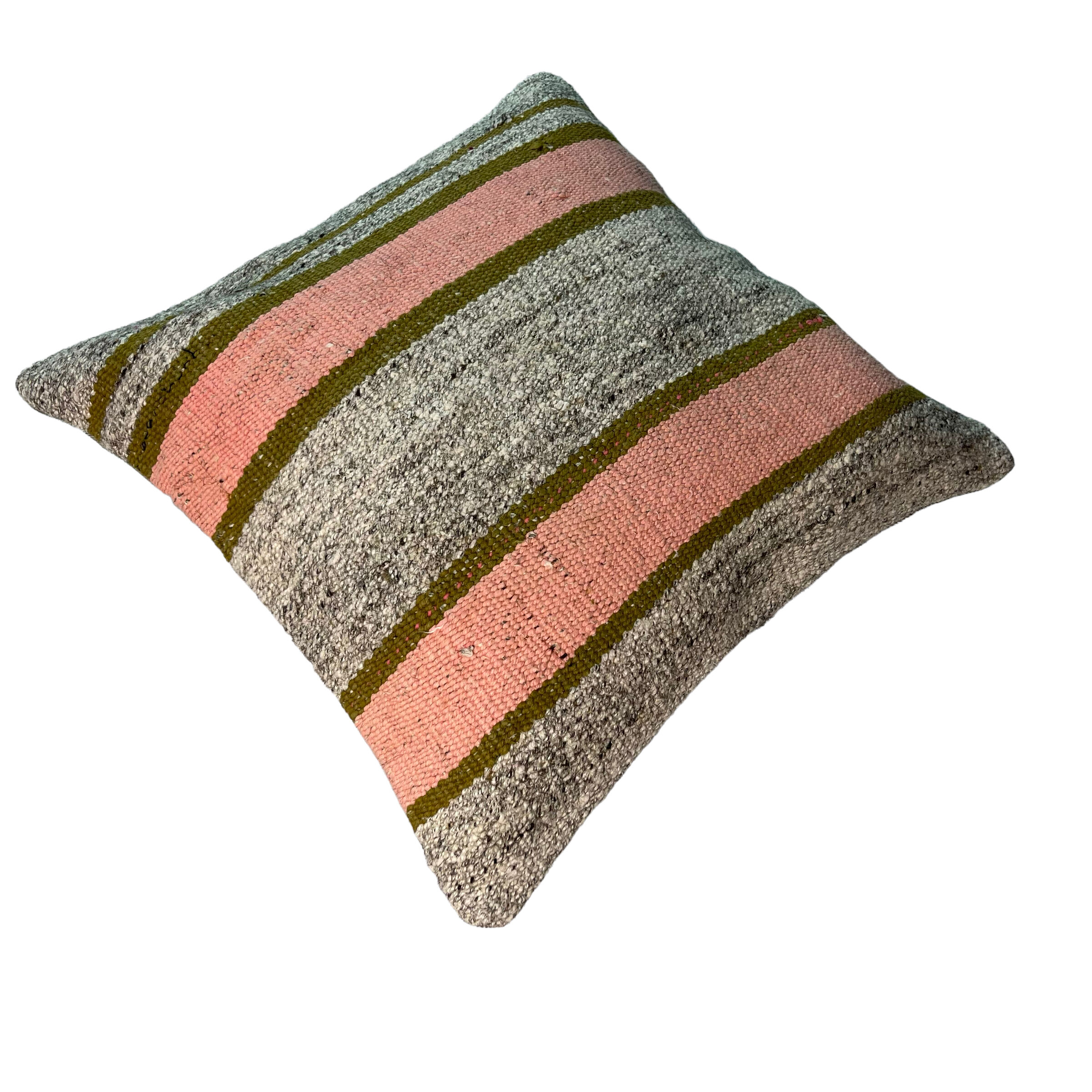 Vintage turkish kilim cushion cover 40 x 40 cm