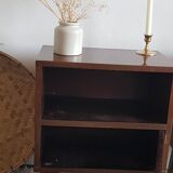 Pair of compass foot bedside tables