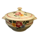Soup tureen in earthenware from sarreguemines. chatenois model.