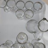 Glass service with pitcher
