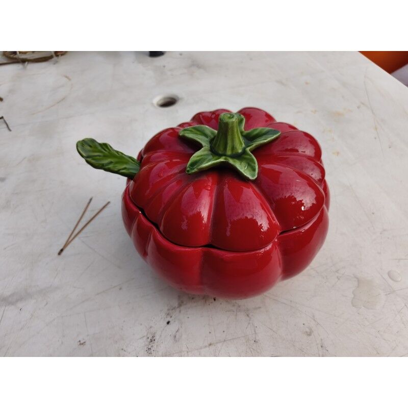 Soupière faïence tomate