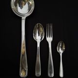 Alfenide 37-piece cutlery set for Christofle Saturne model