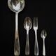 Alfenide 37-piece cutlery set for Christofle Saturne model