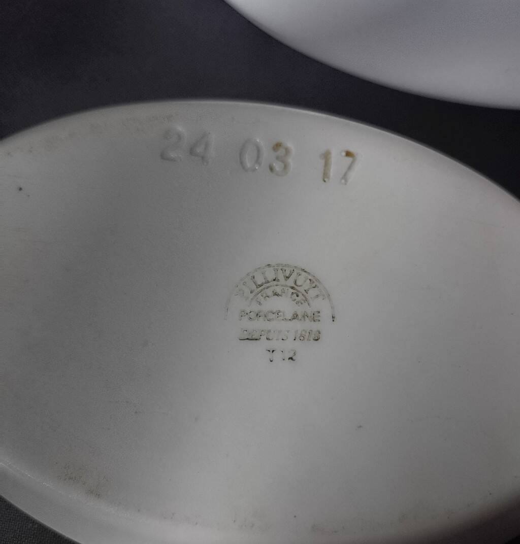 Pillivuyt Oval Au Gratin White Baking Dishes Porcelain-set 2