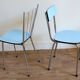 Duo de chaises en formica des années 60